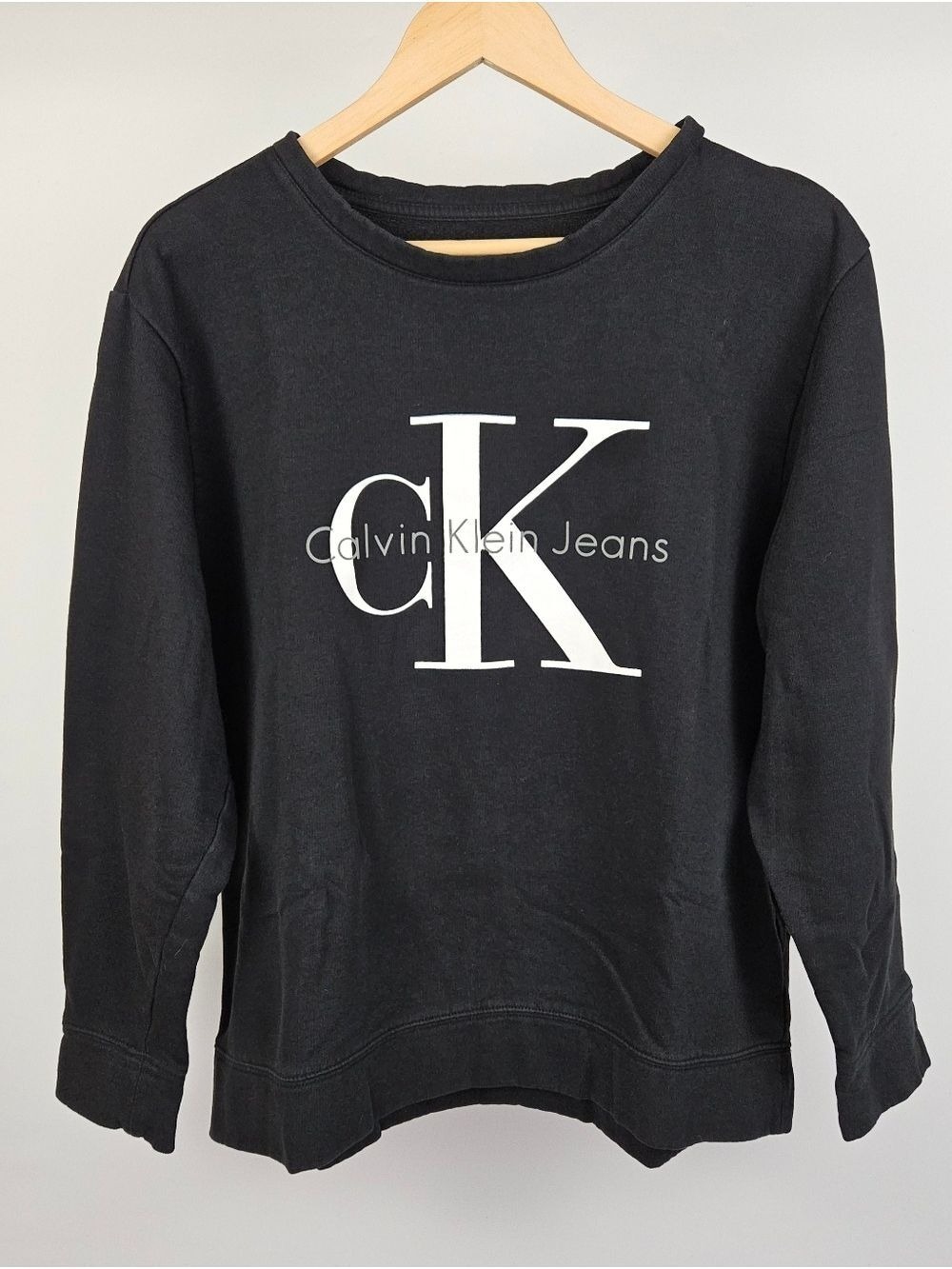 Calvin Klein Jeans Sweatshirt - Size Large - Black - Long Sleeve